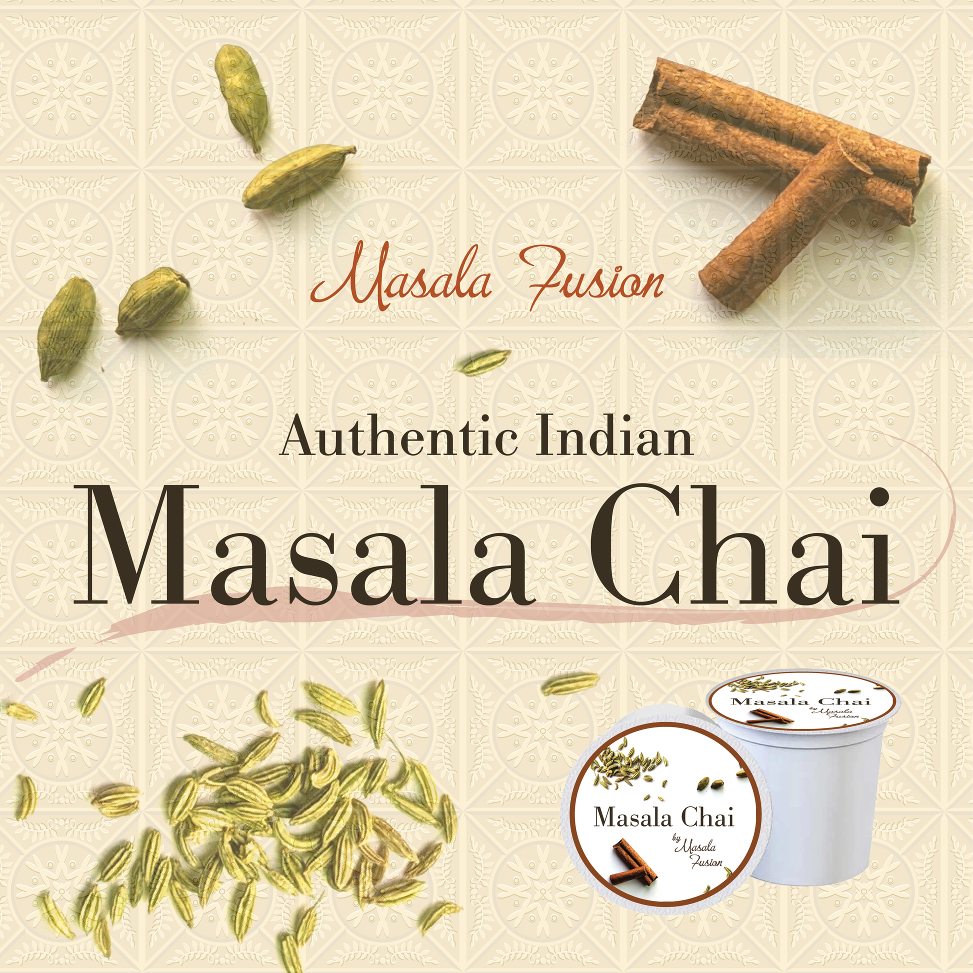 Authentic Masala Chai K-Cup – 12 Single Serve Cups